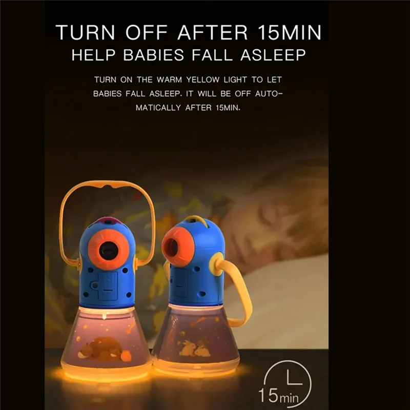 

A87I-Story Projector With Night Light Flashlight For Baby Sleeping Story Machine Luminous Early Educational Children
