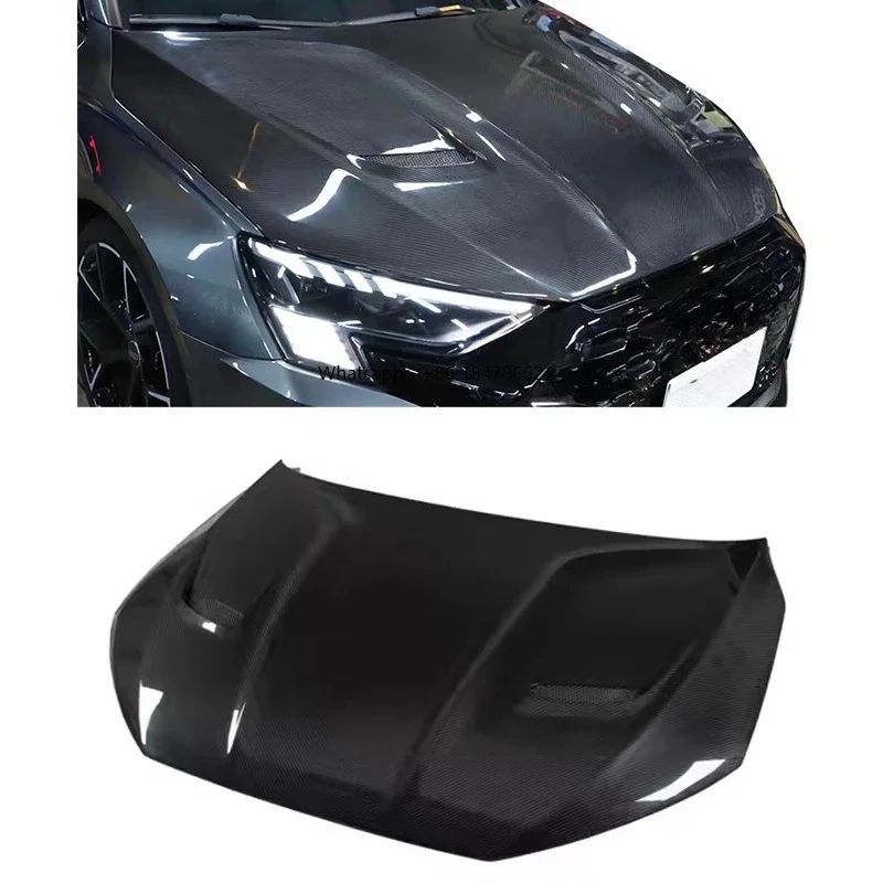 High quality Dry Carbon Engine Hood Suitable for RS3 8Y Carbon Fiber Engine Hood perfect fitment 2021-2024