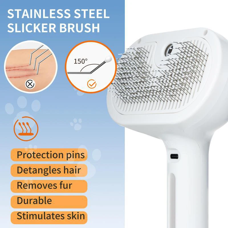 Steam Spray Pet Grooming Comb 5