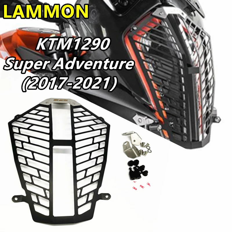 

For KTM 1290 SUPER ADVENTURE S R 2017-2018-2019-2020-2021-2022 Motorcycle Accessories Headlight Guard Protective Cover CNC