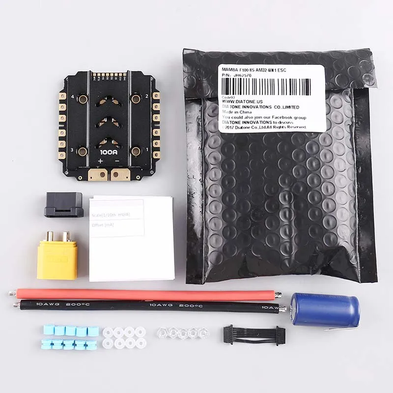 MAMBA F100 4-in-1 ESC AM32 8S 100A FPV Racing Drone