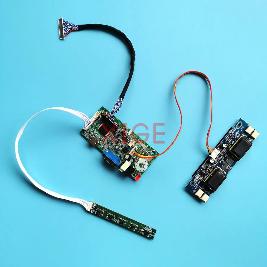 

LCD Display Drive Controller Board Fit LTM190M2 SVA190WX1 LM190WX1 M190PW01 1440x900 4CCFL VGA+HDMI 1440*900 30 Pin LVDS Kit DIY
