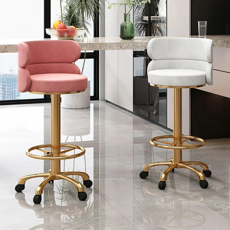 Modern Taburetes De Bar Modern Furniture Aesthetic Luxury Bar Chair Trendy Classic Design Comfortable Bar Chair Adjustable