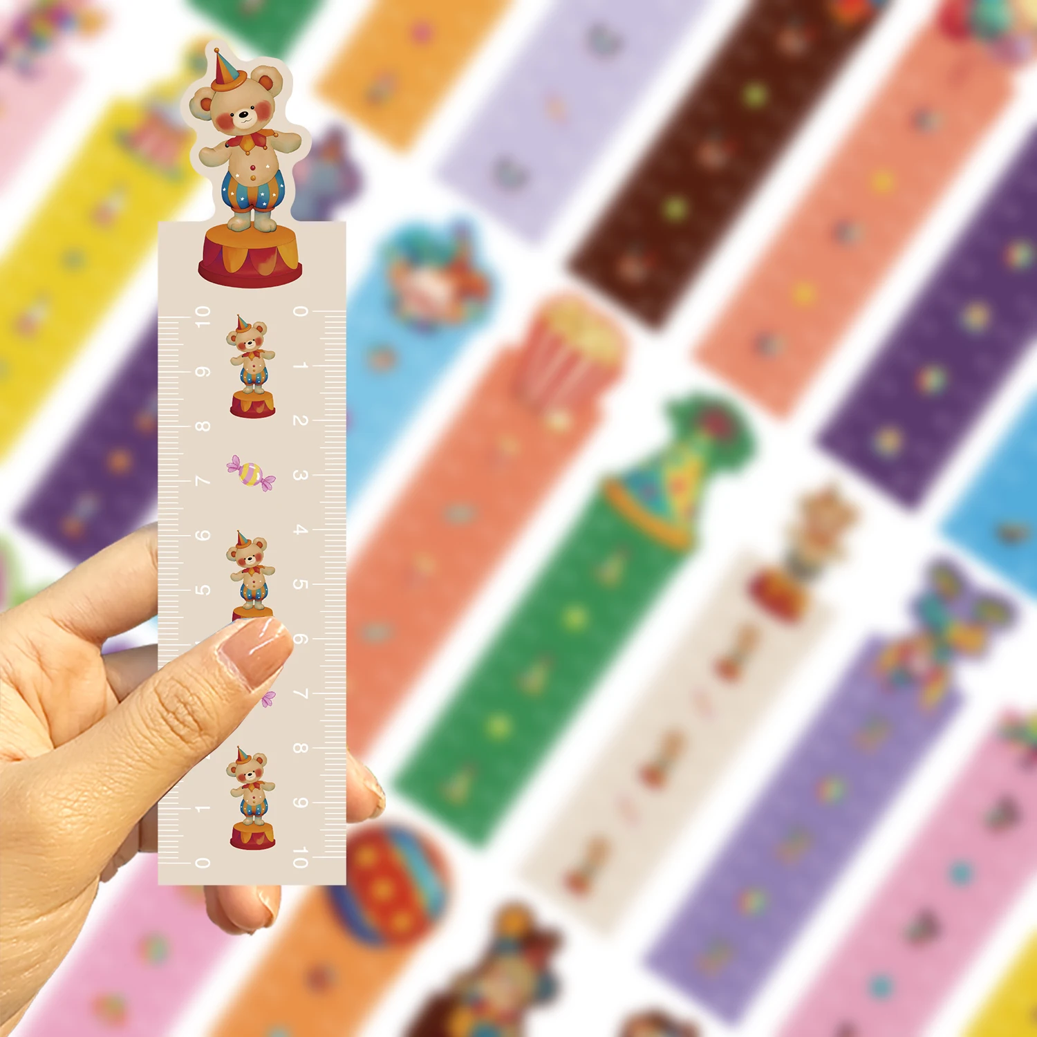 30PCS Circus Bookmark Card Reading Laptop Luggage Waterproof Graduation Graffiti Stationery Pages Bookmarks