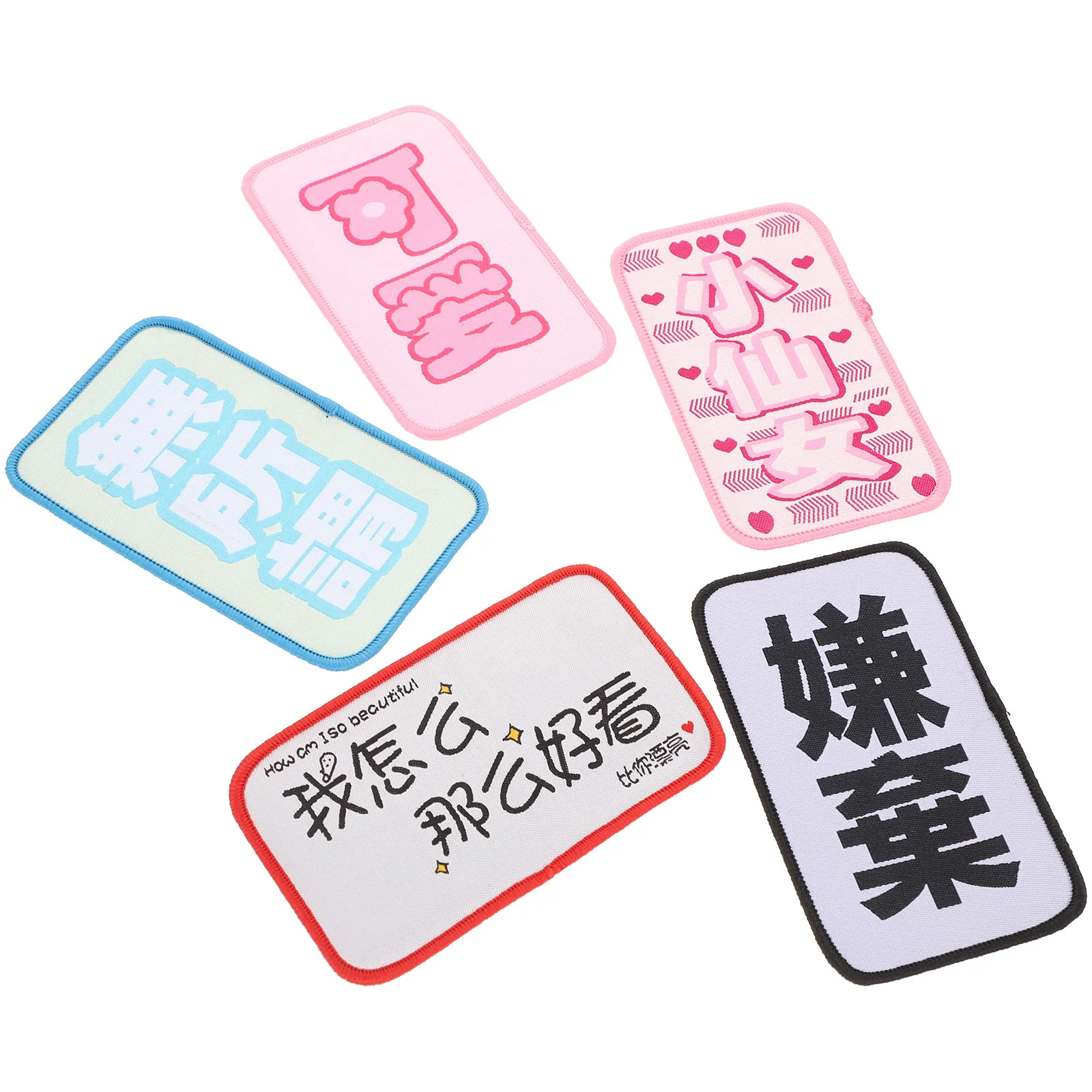 

5Pcs Bangs Hair Pad Durable Practical Clip Easy to Patch Peel Off for Hairstyling Bangs Hair Pad Makeup Accessories