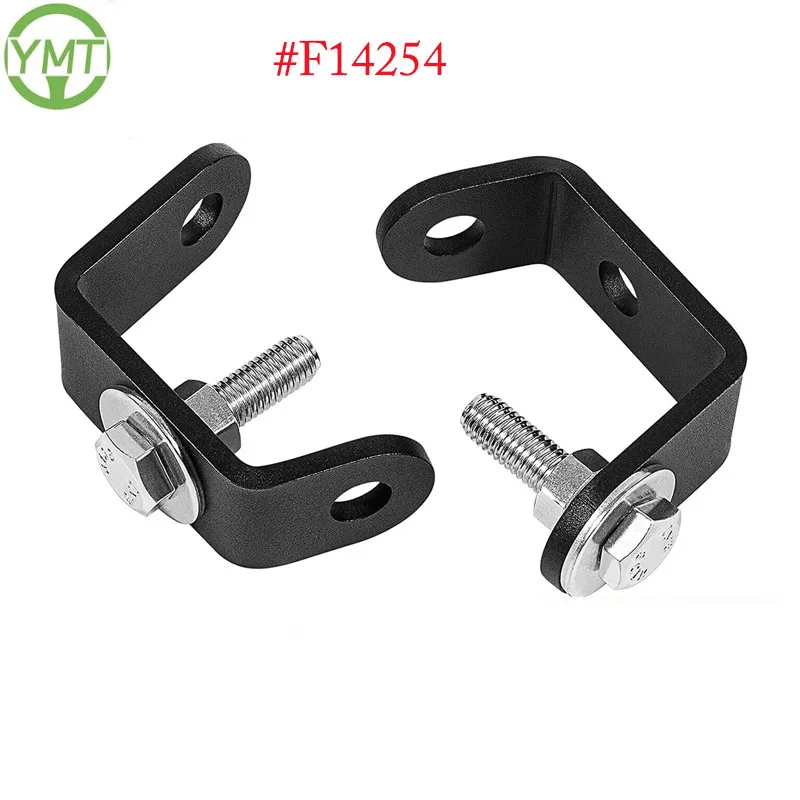 

YMT Boat Accessories F14254 Retractable Transom Straps Mounting Bracket Kit for Boat Trailers 3-Sided for BoatBuckle G2