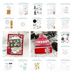 New Year Die Stamps Metal Cutting Dies Clock Die Stencil Hot Foil Big Sentiment DIY Scrapbooking Card Paper Handmade New Holiday