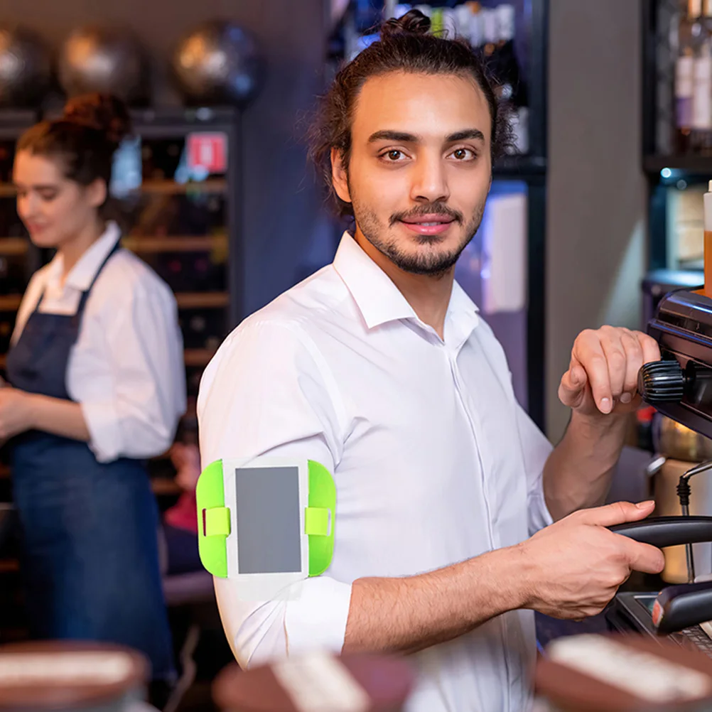 

3Pcs Adjustable Arm Badge Holder PVC Nylon Material Id Cards Sleeve Security Badge Holders Reusable Portable Easy Clean