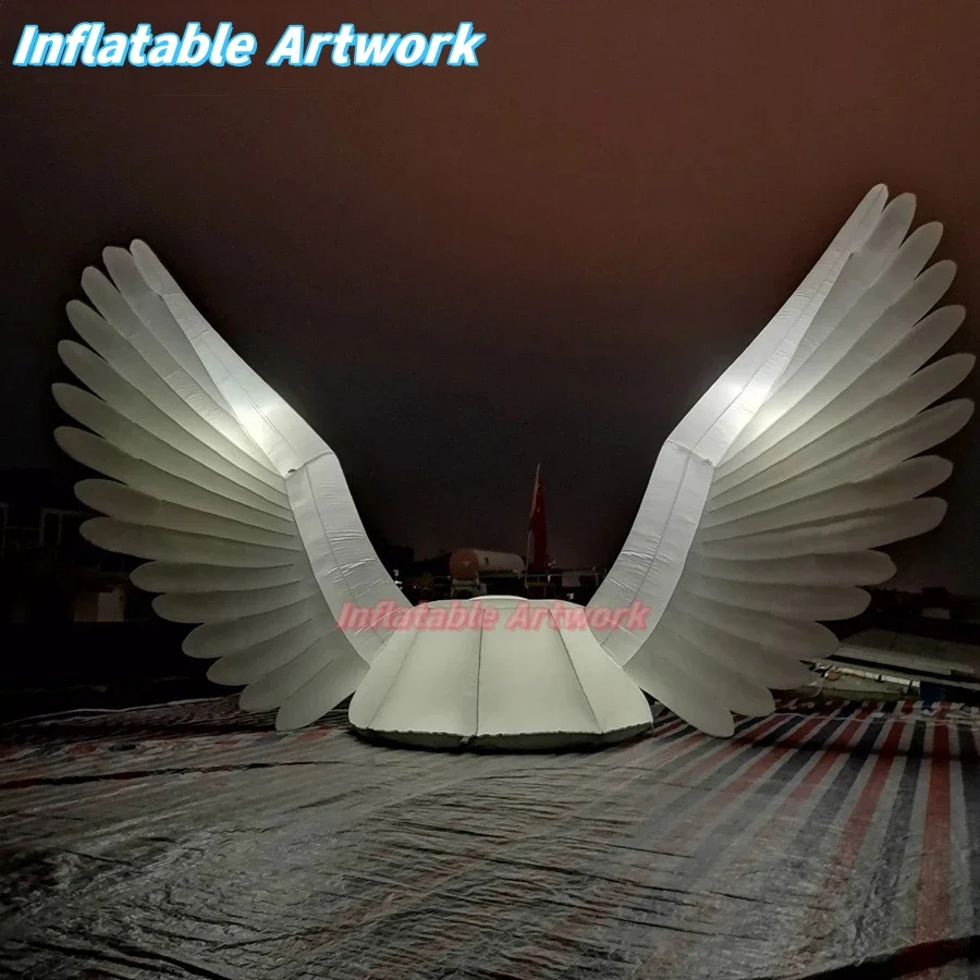 

Bespoke Giant Inflatable Angel Wings Design for Reception Party Stage Decoration Toys