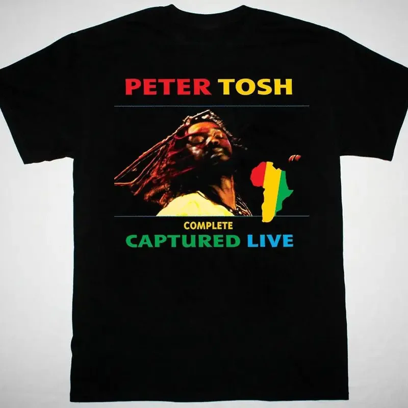 Peter Tosh Captured Live Black Album T Shirt S To 5Xl