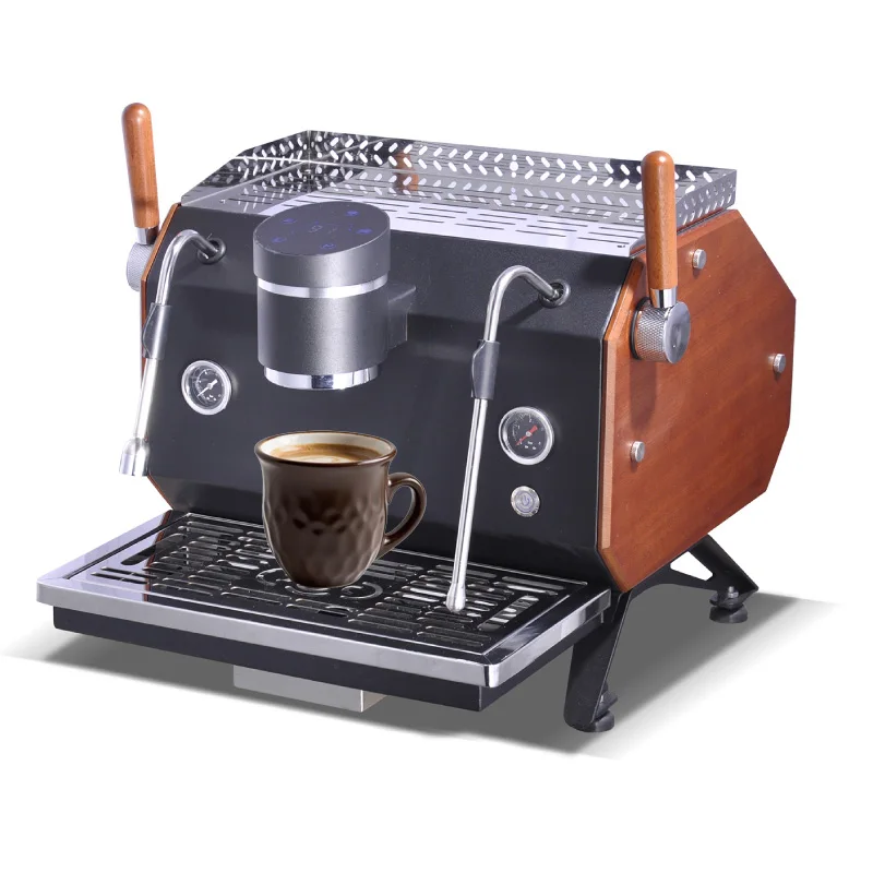 

Single Head Adjustable Grinder Programmable Shot Volume Coffee Machine