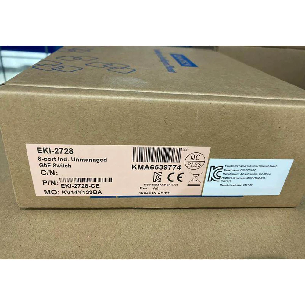 8-Port Gigabit Industrial Switch EKI-2728 EKI-2728-CE