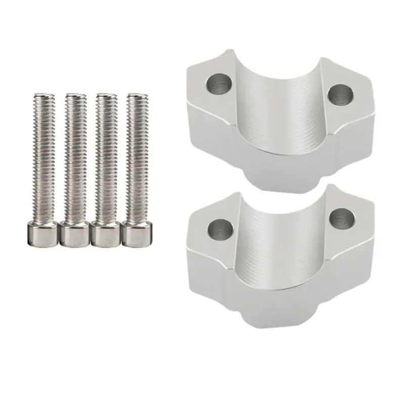 NEW-For XSR900 XSR-900 XSR-900 2016-2024 Motorcycle Handlebar Riser Drag Handle Bar Clamp Extend Adapter Accessories Silv