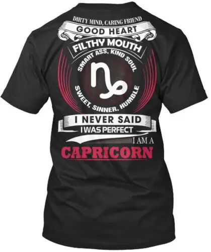 Capricorn T-Shirt Made in the USA Size S to 5XL