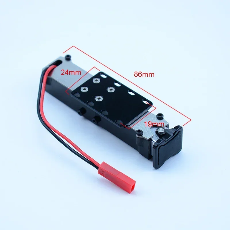 Support de train d'atterrissage électrique en métal, 2 pièces, pour camion Tamiya RC 1/14 SCANIA 770S 56368 VOLVO ACTROS BENZ MAN LESU modèle de voiture