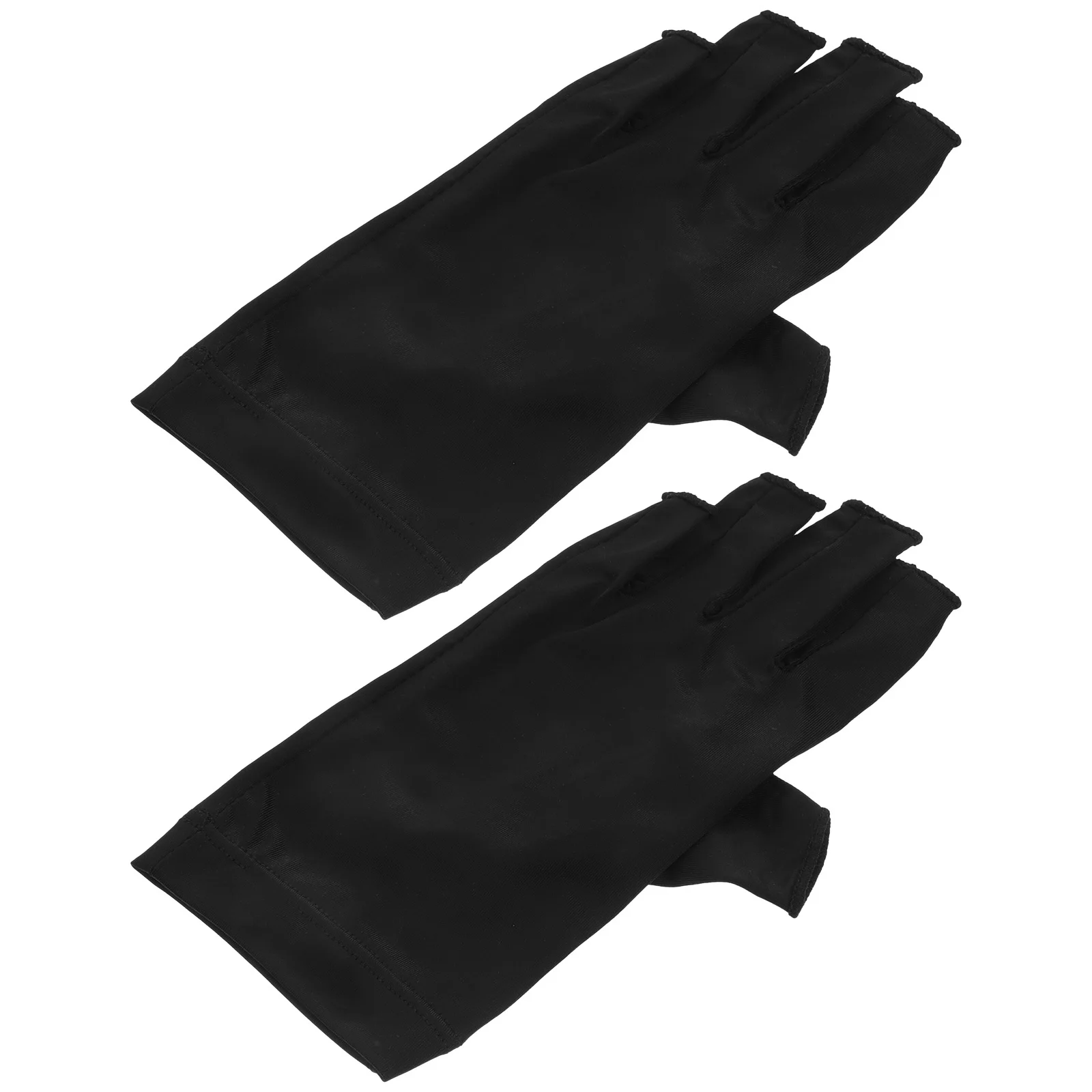 

1Pair Anti Uv Nail Gloves Fingerless Gel Manicure Protection Breathable Hand Gloves for Manicure Gel Manicures Glove