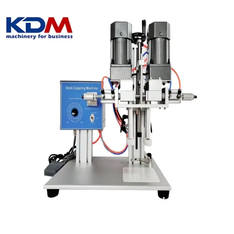 KDM-XLSGJ6100 Bottle Capper Semi Automatic Lid Screwing Machine Capping Machine Electric Capping Tool Cola Soft Drink Capper