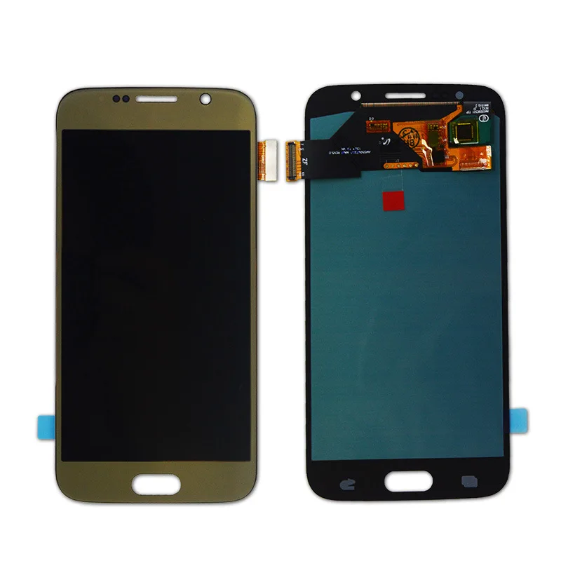 5Pcs New For Galaxy S6 Straight screen g9200 LCD screen g9208/g9209 Screen assembly