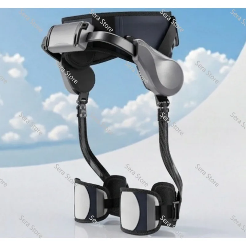 Lightweight exoskeleton robot walker assisted walking trainer