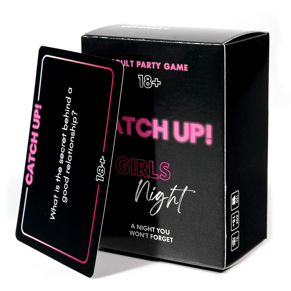 Catch Up Girls Night Card Game Party Game Spicy Thought Provoking Conversation Starters for Fun Girls Nights Party