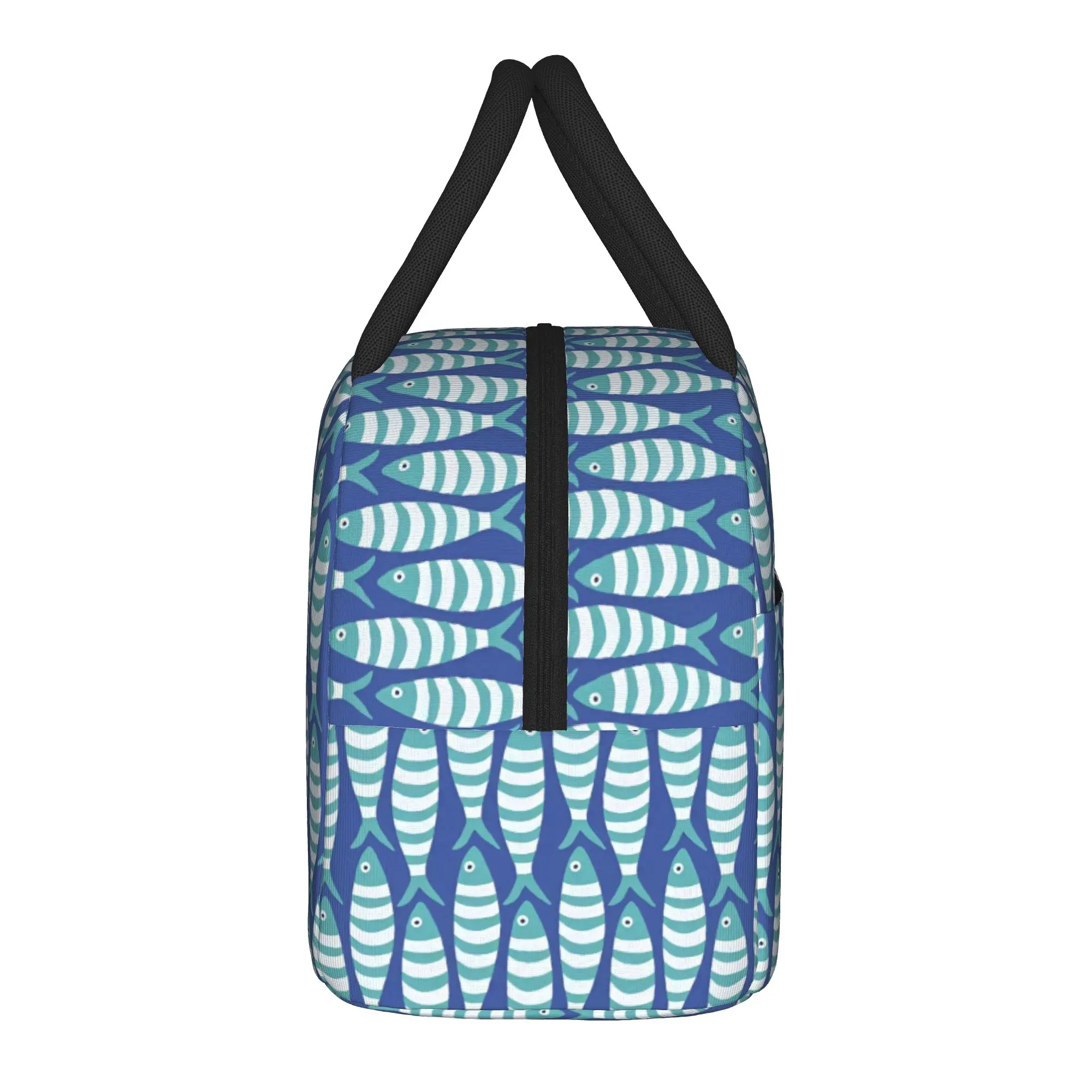 Cartton Fish Ocean  Insulated Lunch Bag Leakproof Starry Whale Sharks Lunch Container Cooler Bag Tote Lunch Box School  Outdoor