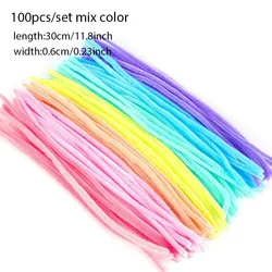 100szt Szenil Stems Toys DIY Strips Twist Bar anvil Wire craft Pipe Creative hobby Children Plush Stick Chenille Sticks New