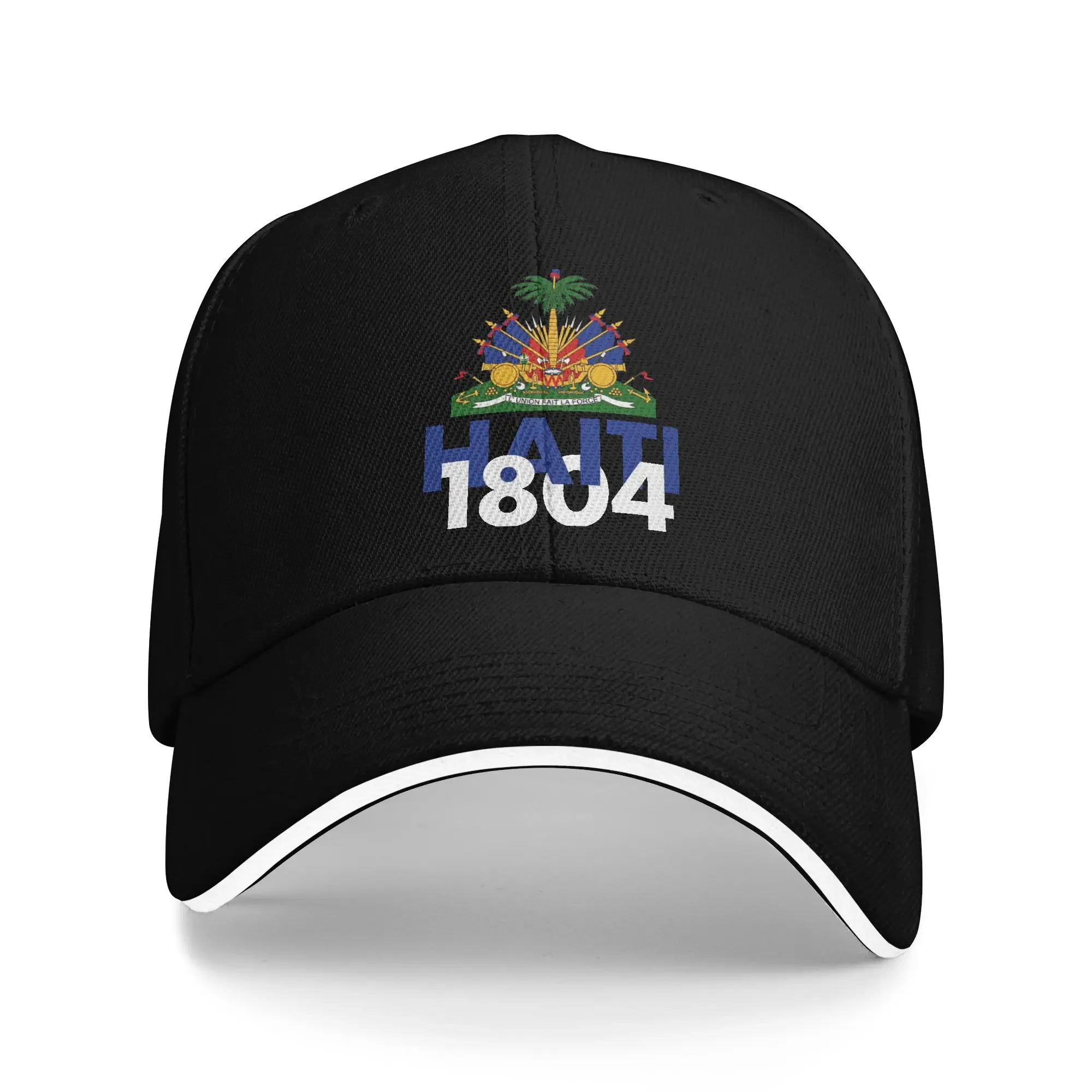 1804 Art Cute Haiti Year Of Independence Casual Baseball Cap Spring Sun Visor Hiking Fishing Snapback Cap Adult Baseball Caps