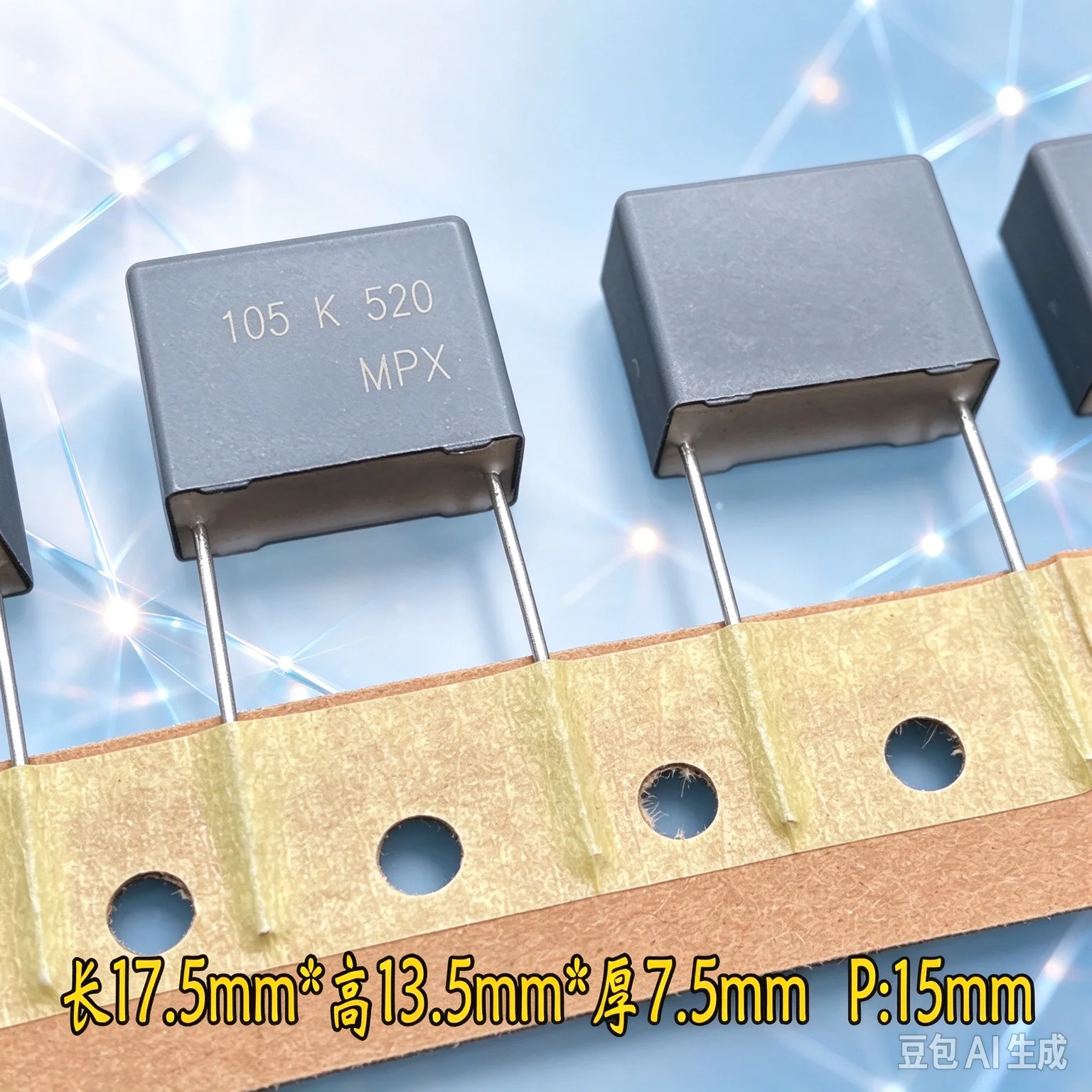 for NIS MKP 105 1uf 1.0uf 400v 450v 520v safety capacitor 100pcs