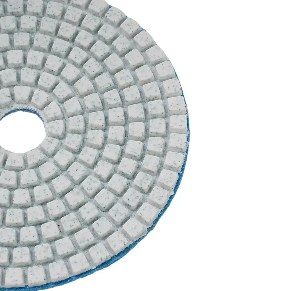 4 Inches Diamond Polishing Pads Wet/Dry Granite Concrete Marble Glass Stone Sanding 30 Grits-10000 Grits Random Color