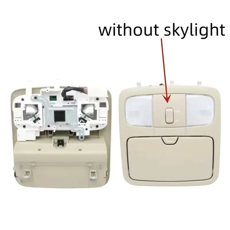 Plain Dome Lamp Reading Light Over Head Roof Beige For Toyota Land Cruiser Prado LC120 GRJ120 03-096367060070 Part Number 63670-