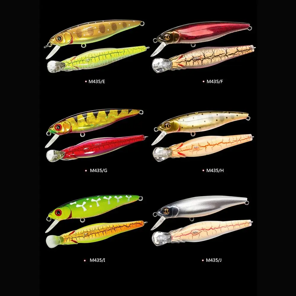 Mini New Product Floating Fishing Lure 9.6g 8.5cm Artificial Bait VIB Minnow 3D Eyes Wobbler Bass Pike Fishing Tackle