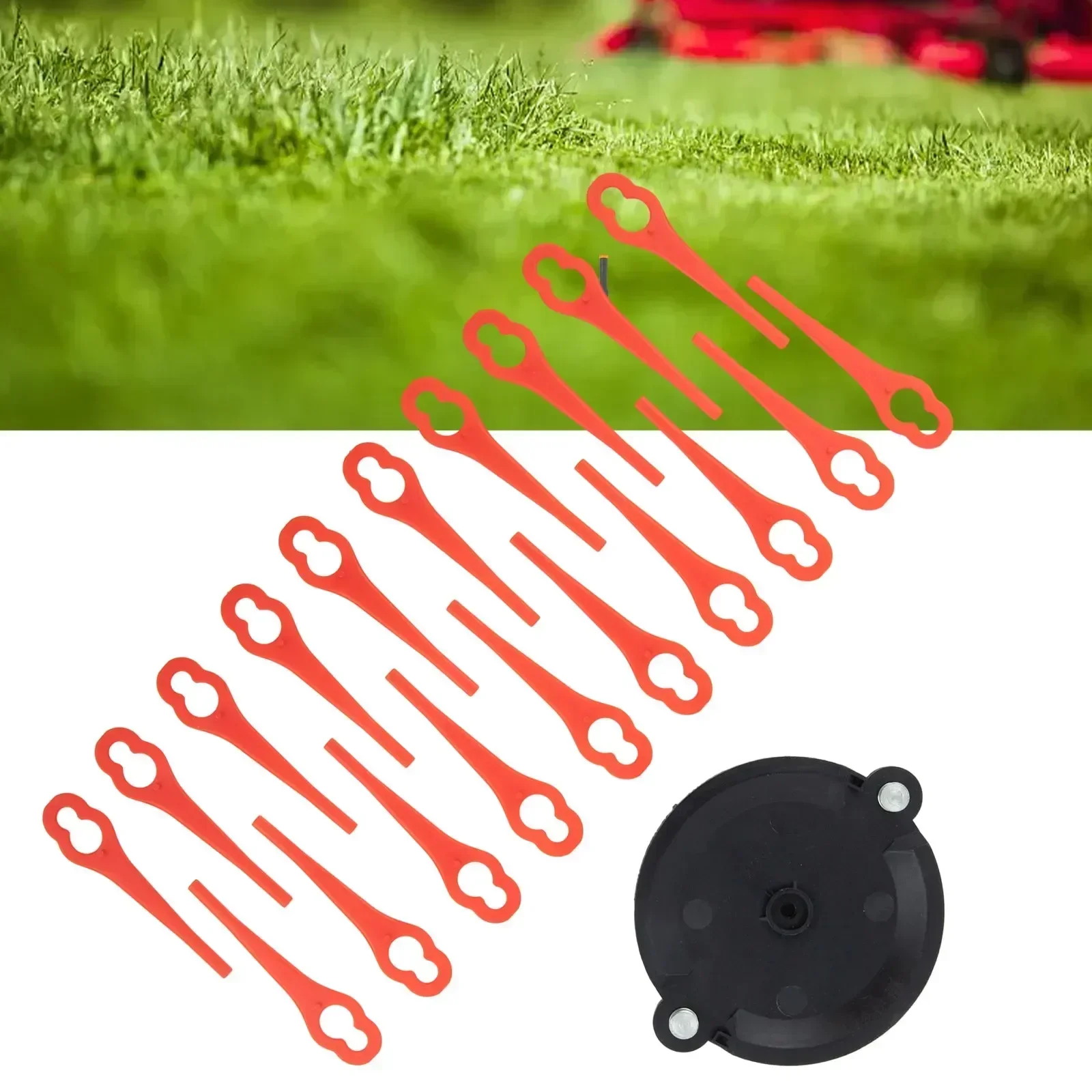 Mower Parts Cutter Head Lawn Trimmer Plastic Fits PRTA 20Li A1-311046- For Parkside Grass High Quality Snap-On