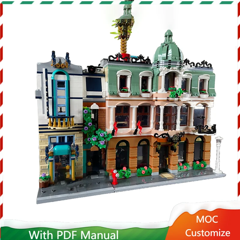 

1165 PCS Moc Medieval Hotels And Recording Studios Scene Building Block Customize Diy Education Assembly Kids Toys Birthday Gift