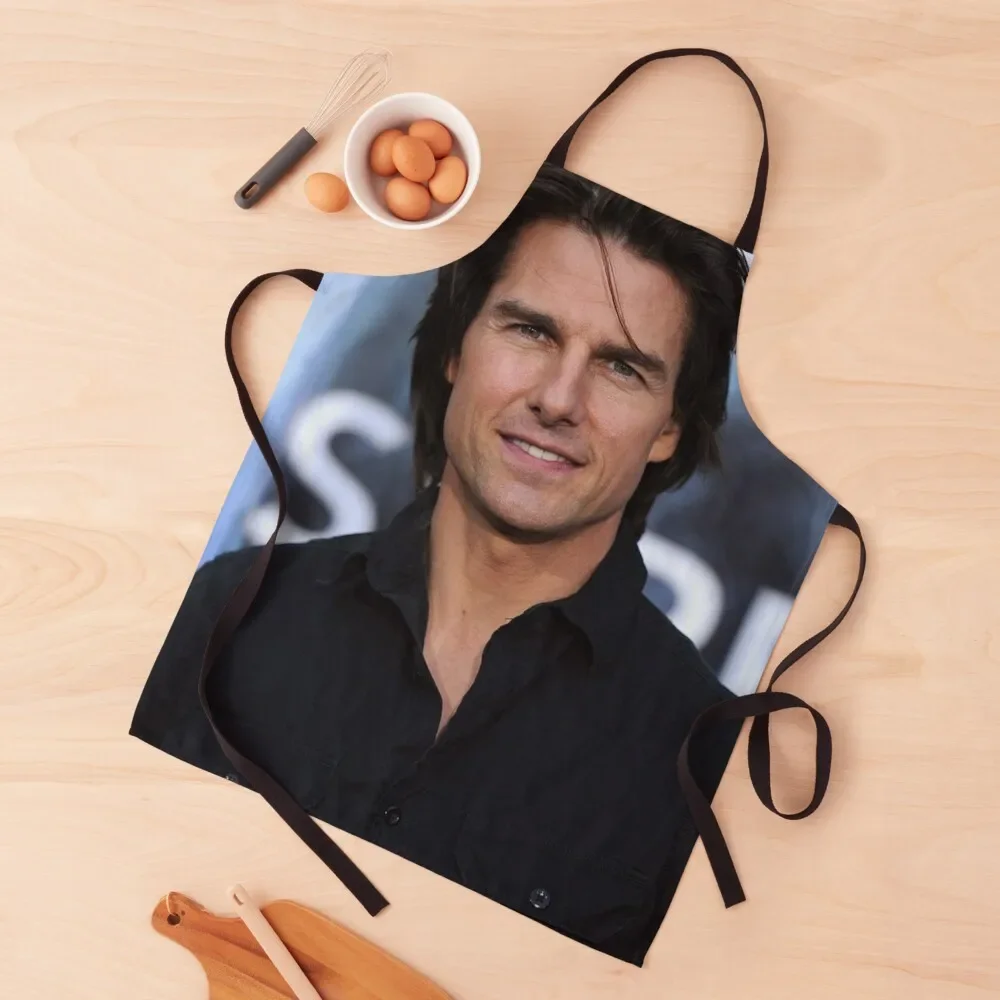 tom cruise Apron Kitchen Tools Accessories Trim Cloth Customizable Woman Apron