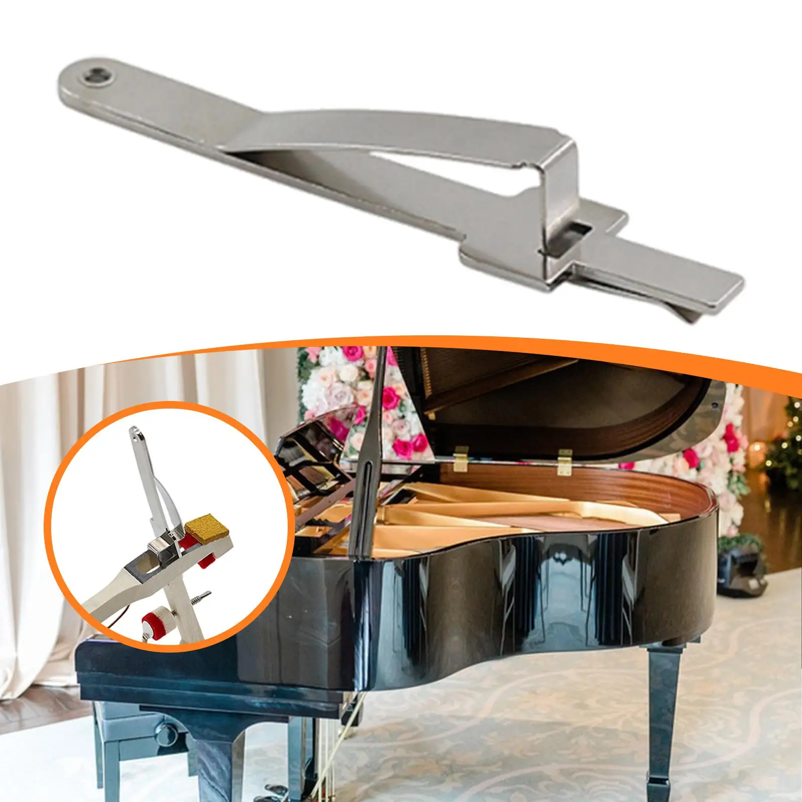 Piano Repair Parts Regulating Tool High Strength Alloy Accessory for Grand Piano Tuning and Adjustment