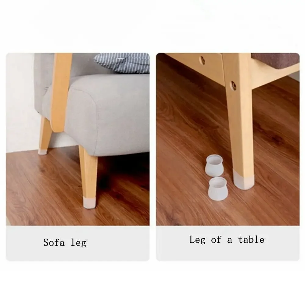 30-piece set of chair foot pads for anti-slip protection - table top and leg pads