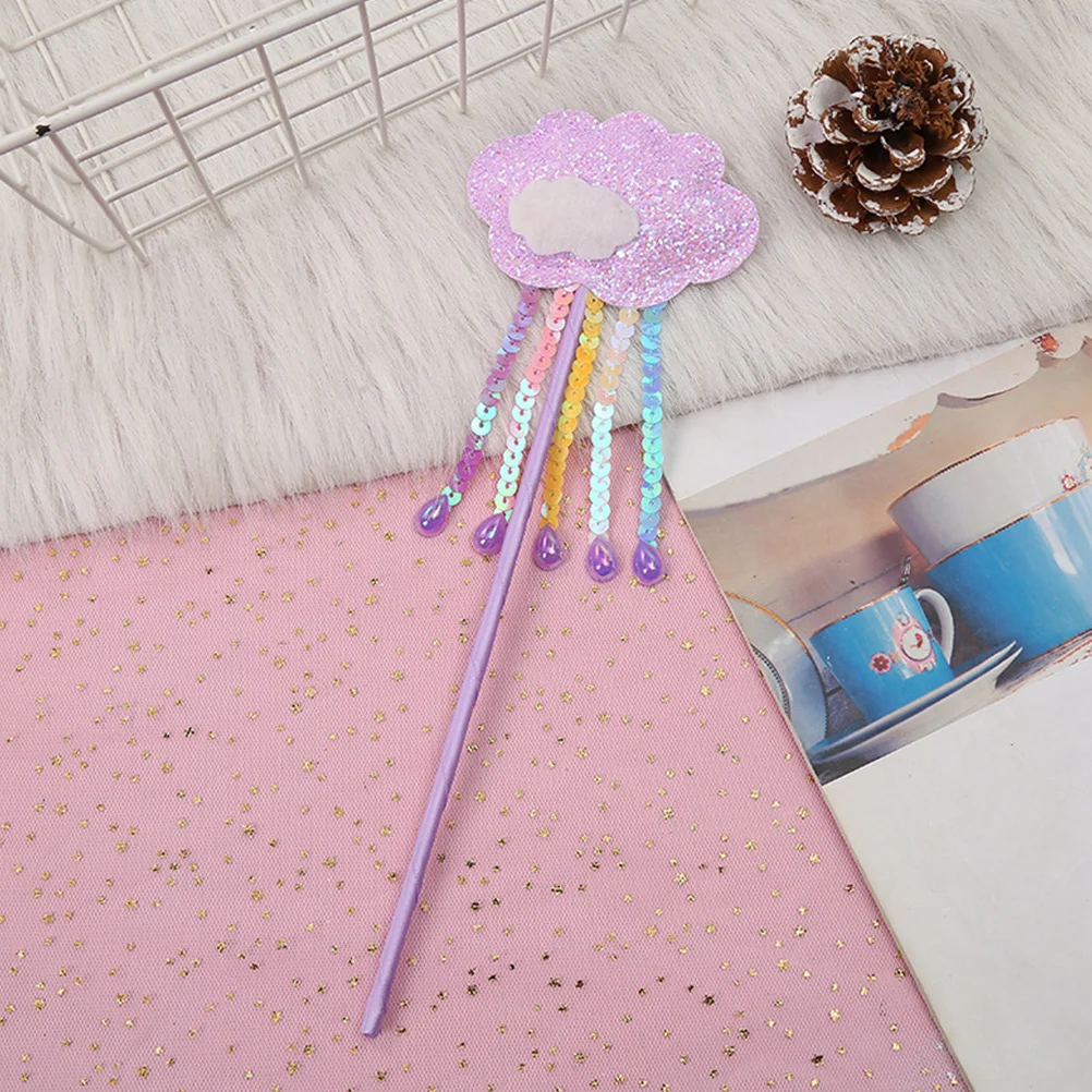 

3Pcs Fairy Wand for Cloud Tassel Decor Birthday Party Dress Up Photo Taking Safe Cosplay Kit New Years Decor