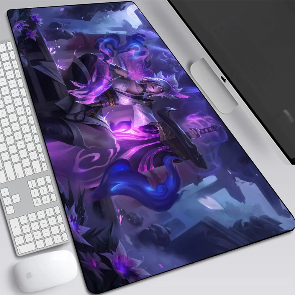 League of Legends Riven Large Gaming Mouse Pad Computer Laptop Mousepad Keyboard Pad Desk Mat PC Gamer Mouse Mat Office Mausepad