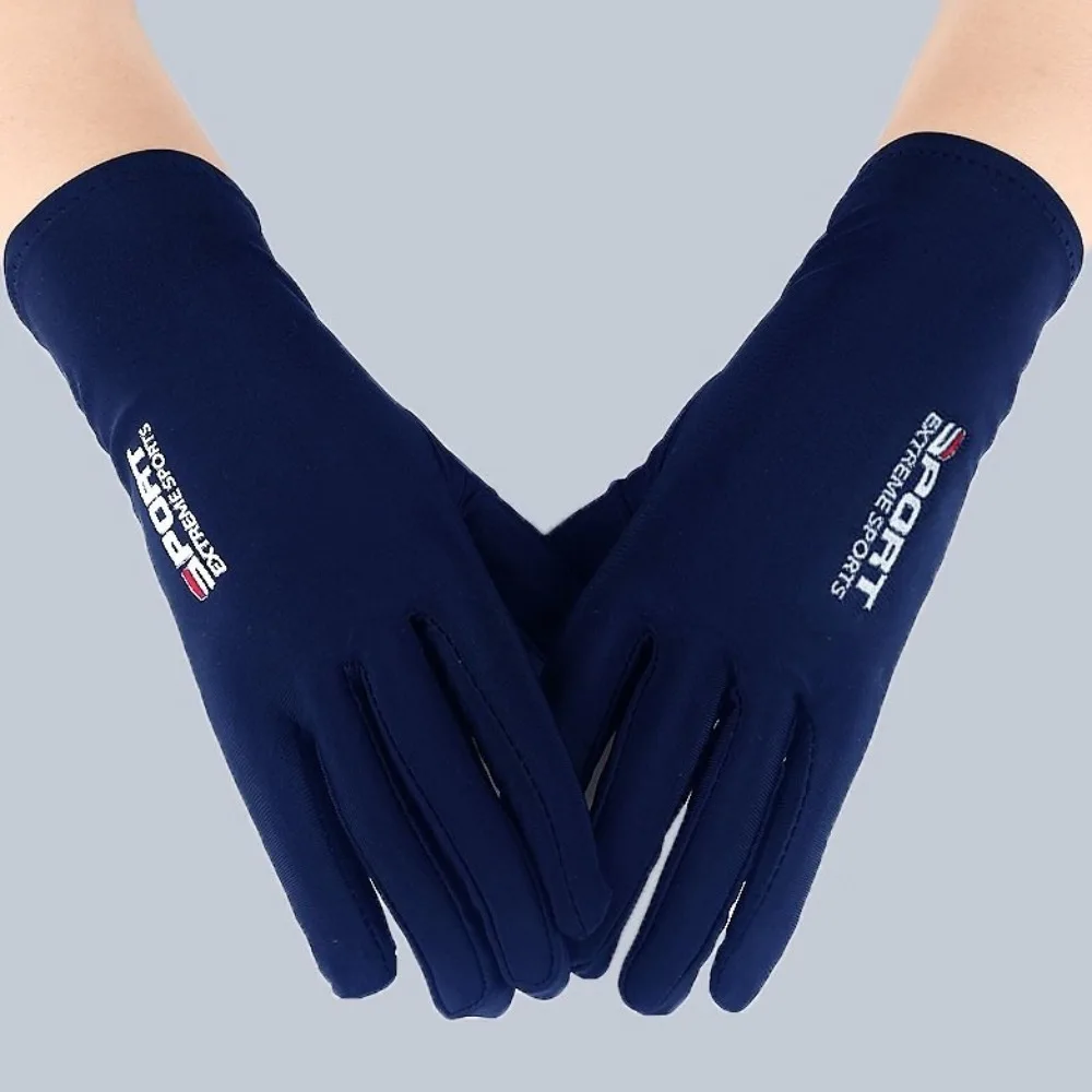 New Touchable Screen Sunscreen Gloves Breathable Highly Elastic Riding Driving Gloves Non-slip Anti-UV Mittens Summer