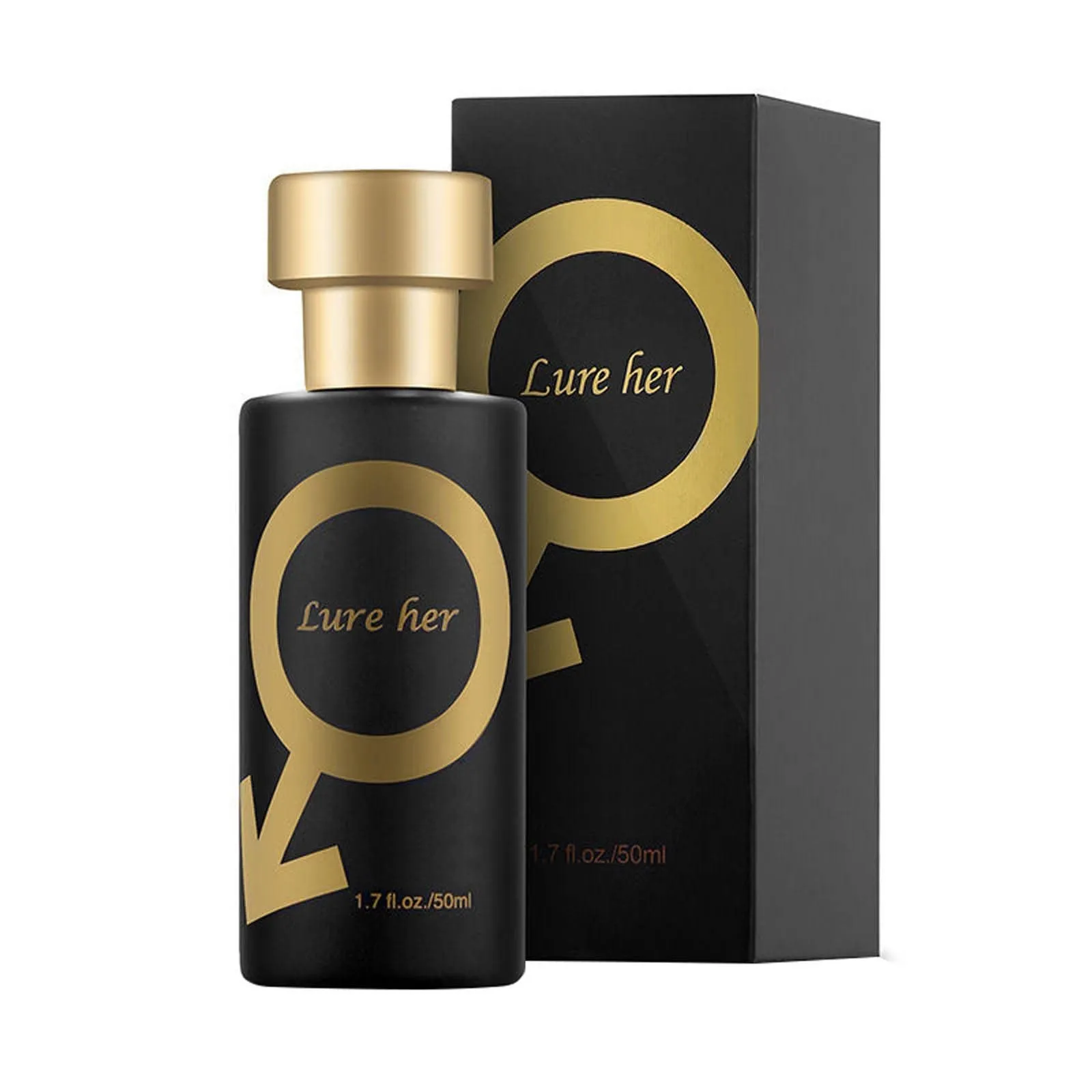 2pcs Perfume For Men Golden Pheromone Cologne For Men Attract Women 50ML