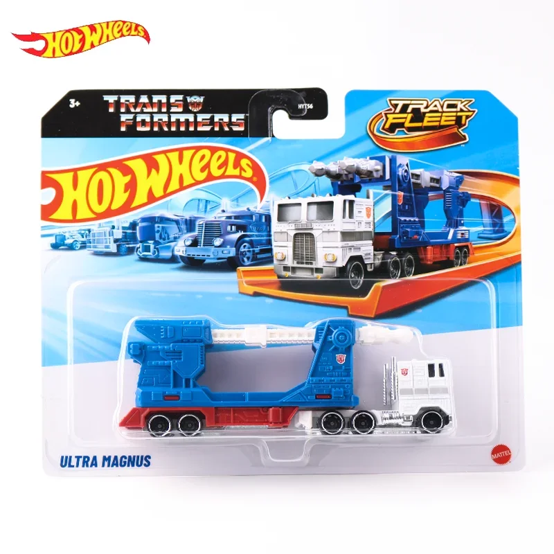 Hot Wheels Transformers Co Branded Rail Transport Trailer Series Cars Model 1/64 Ultra Magnus Cars Model Boy Collection Toy Gift