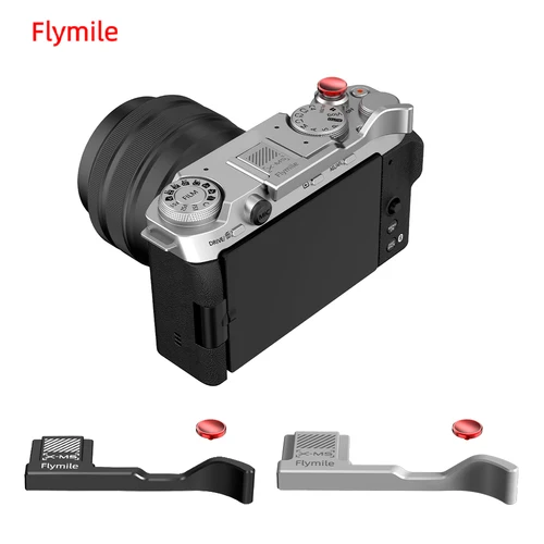 Imagen 1 del producto Empuñadura de pulgar Flymile X-M5, empuñadura de pulgar de Metal de aleación de aluminio para cámara FUJIFILM X-M5 con soporte de reposapiés de zapata