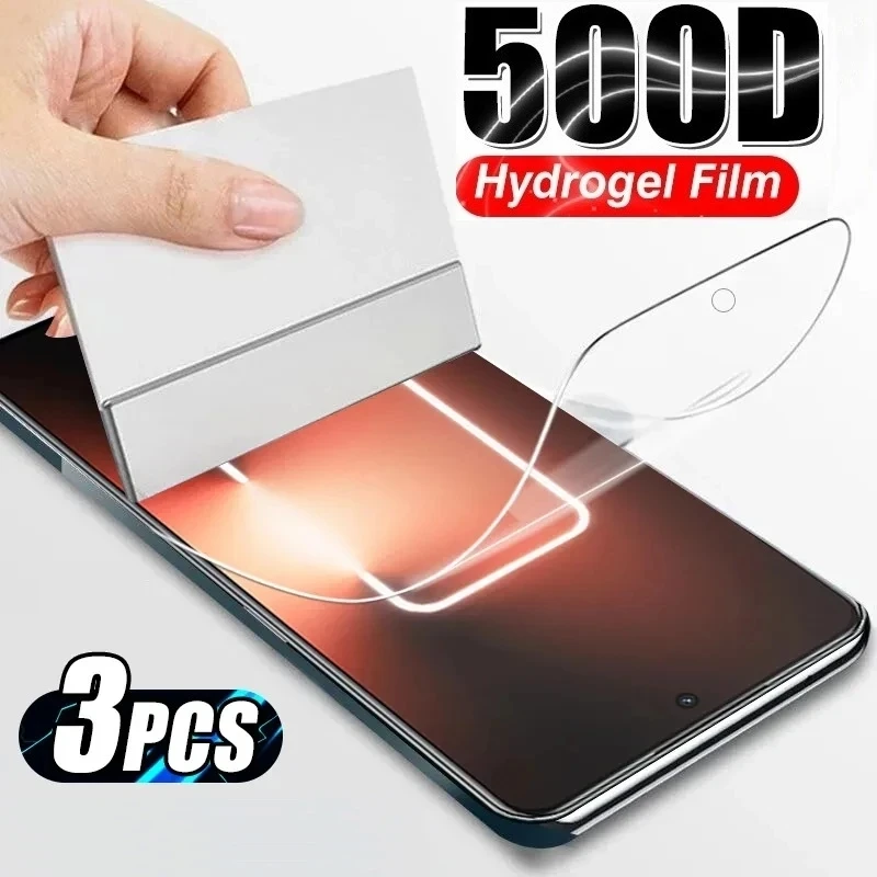 3Pcs Hydrogel Film For LG Risio 4 Reflect Fortune 3 Q61 Stylo 6 K50 Premiere Pro Plus Velvet 5G V60 ThinQ Q51 Screen Protector