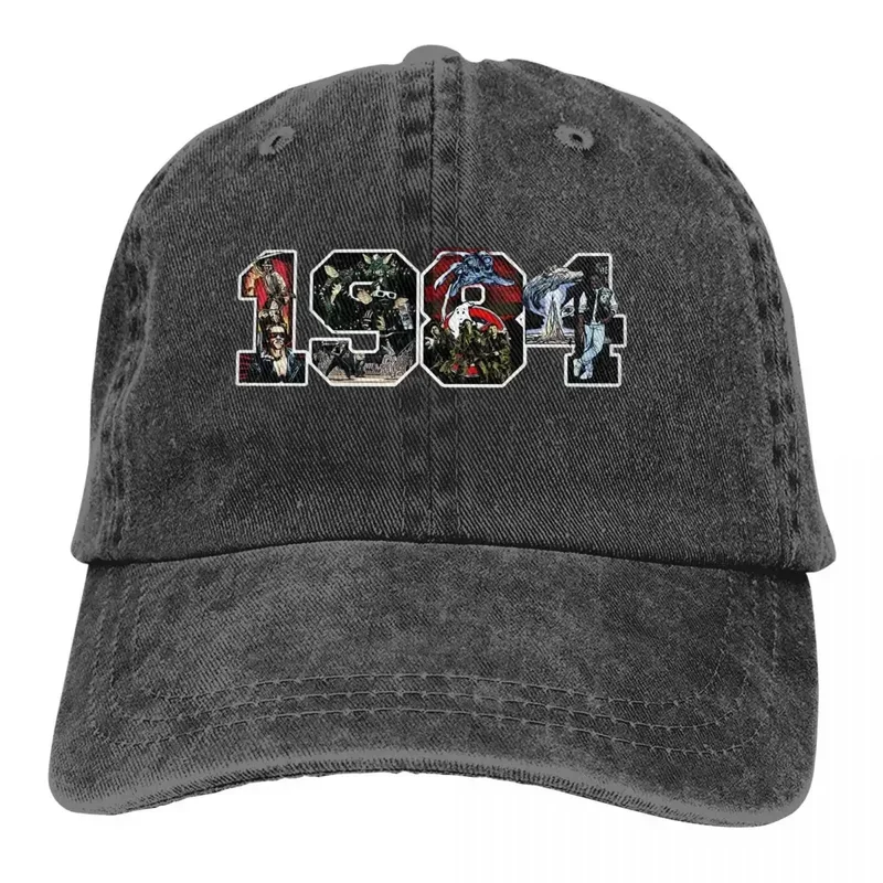 1984 Baseball Cap Men Cowboy Hats Women Visor Protection Snapback Gremlins Billy Pelzer Thriller Movie Caps