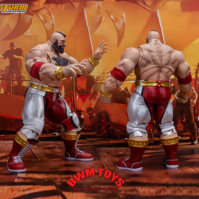 Storm Toys CPSF29 Figura de acción de Zangief a escala 1/12, juego de lucha clásico japonés, luchador, soldado masculino de 6', muñeca coleccionable