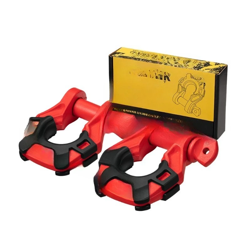 

Red 3/4 inch 4.75T outdoor escape D-type shackle Bow connection shackle