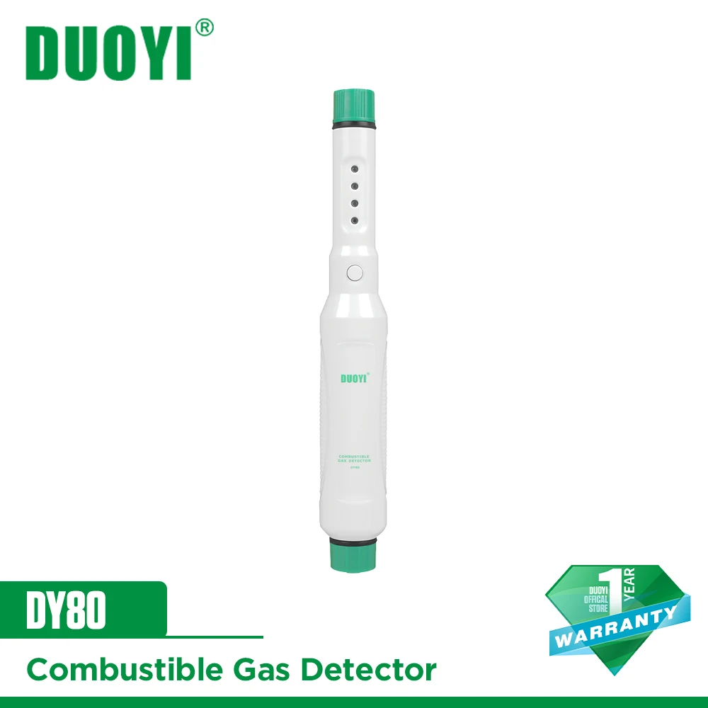 DUOYI DY80 Portable Gas Leak Detector Combustible LPG Natural Gas Detector Propane Butane Methane Natural Gas Safe Alarm Sensor