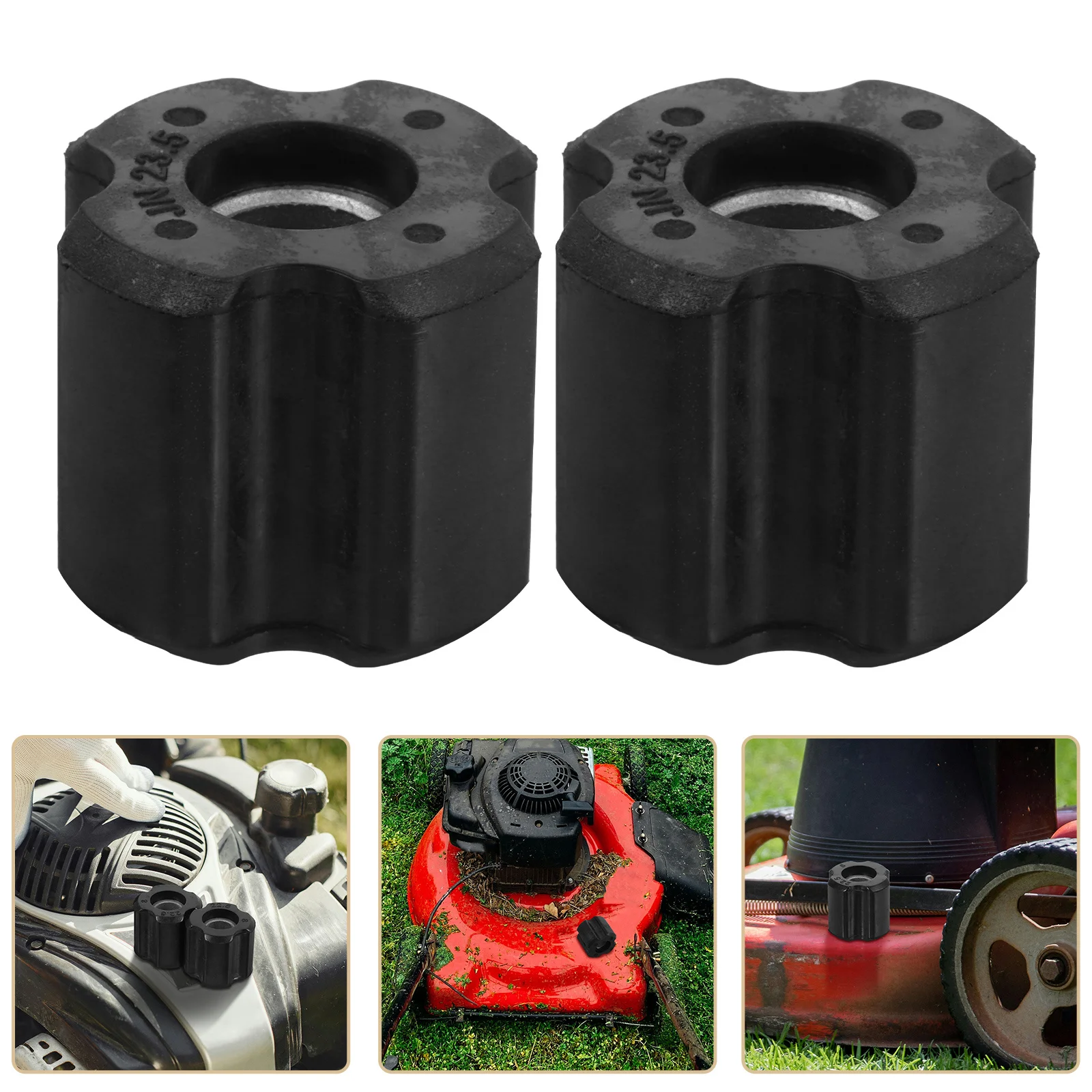 

4pcs Lawn Mower Bearing Bushing Kit 23.5Mm 26Mm 28Mm Universal Fit For Grass Trimmer Rotary Cutter Wheel Axle Replacement