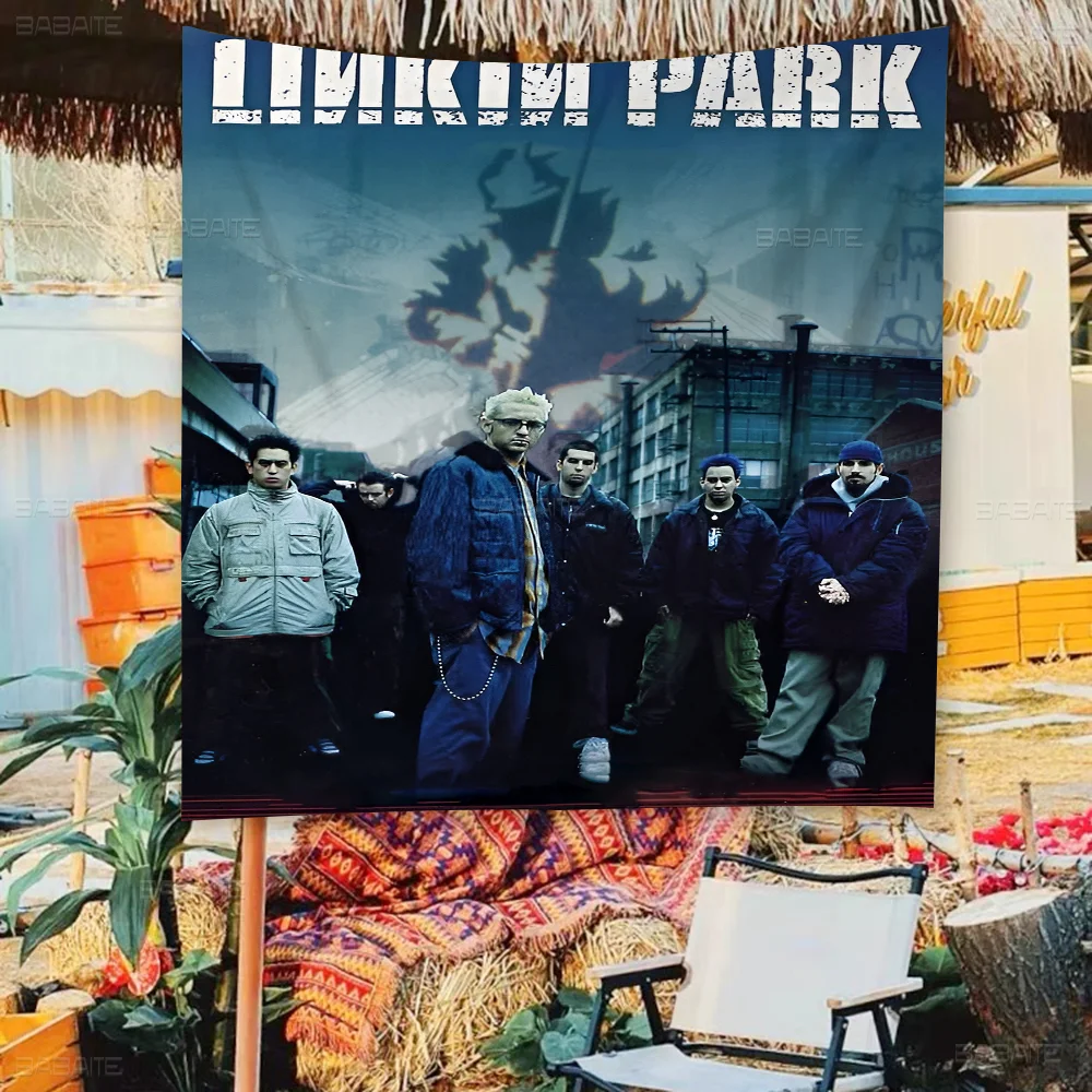 Band L-Linkin Cool P-Park Large Size Flags Printing Patterns Interesting Birthday Party Decorations Banner