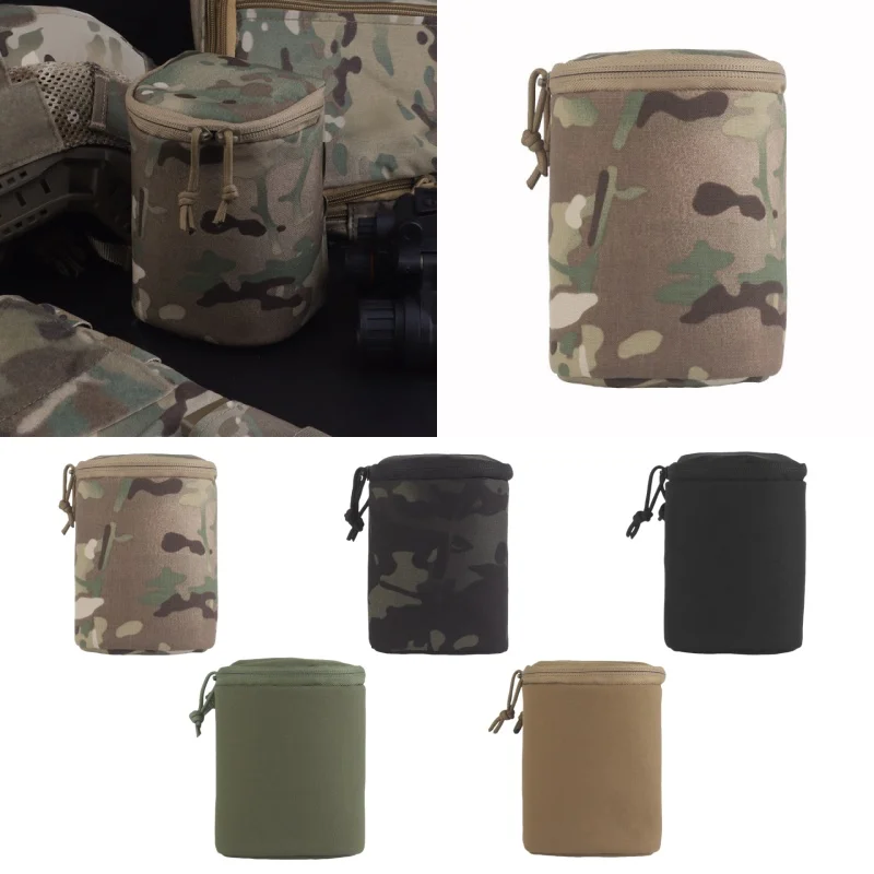 Camping Binocular Night Vision Goggles Bag Soft Padded Storage Bag Waist Molle Ribbon dustproof storage bag